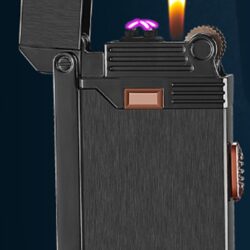 Gas Flame with USB ARC Lighter