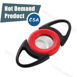 Double Blade Metal Cigar Cutter Stainless Steel C001