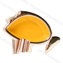 Portable Cigar Holder Ashtray Metal with Gloss finish and Custom Colors