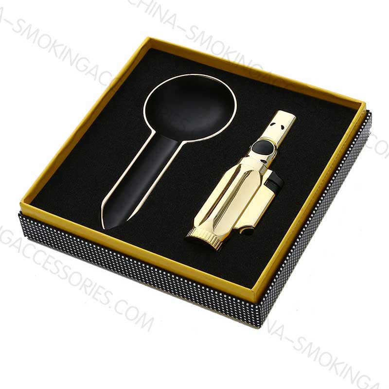 Cigar Accessory Gifts Sets Custom a Ashtray and Lighter Giftset Z202