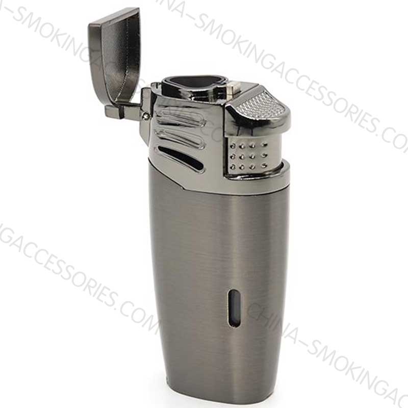 Cigar Lighter with hole punch Multi Tool Triple Jet Flame with Built in Punch LCBP3096