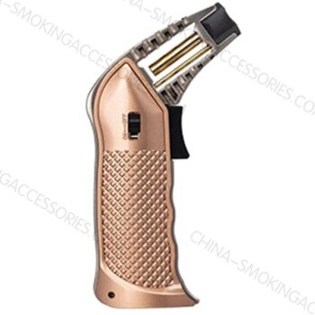 Cool Custom Cigar lighter with Safety Lock Big Butane Tank Custom Design LCB165