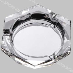Crystal Cigarette Ash tray Diamond Cut Glass Custom Logo For Indoors and Outdoors AS549-01