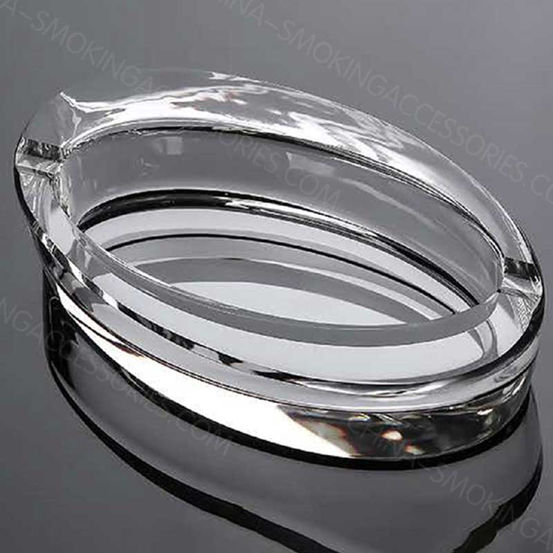 Oval Glass Cigar Ashtray Best Promotion Gift AS536-01