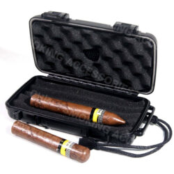 hard plastic cigar case customized for 2 4 cigar KV5002