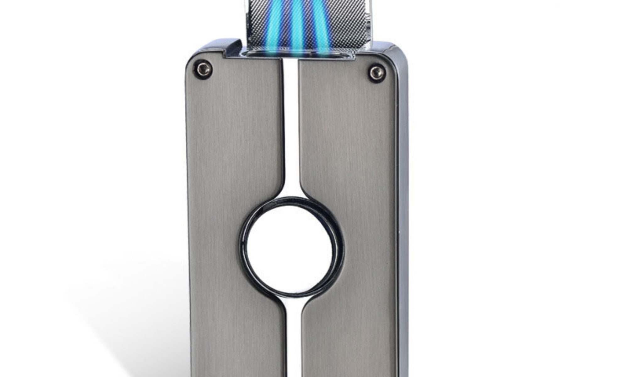 triple jet flame lighter with punch tool